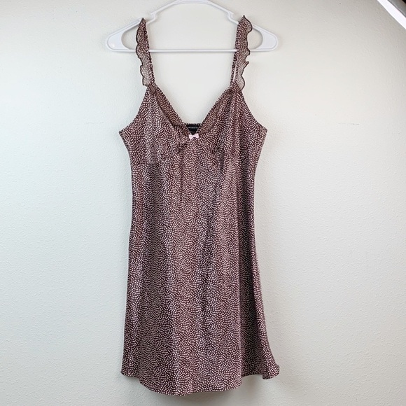 Jones New York satin nightie slip dress high waist, A line adjustable straps EUC - Picture 2 of 10